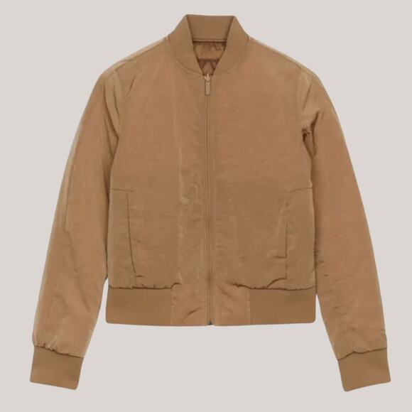 Lululemon 12 Non-Stop Bomber Jacket | Reversible Tan, Champagne Bronze, Sold Out - Picture 4 of 10